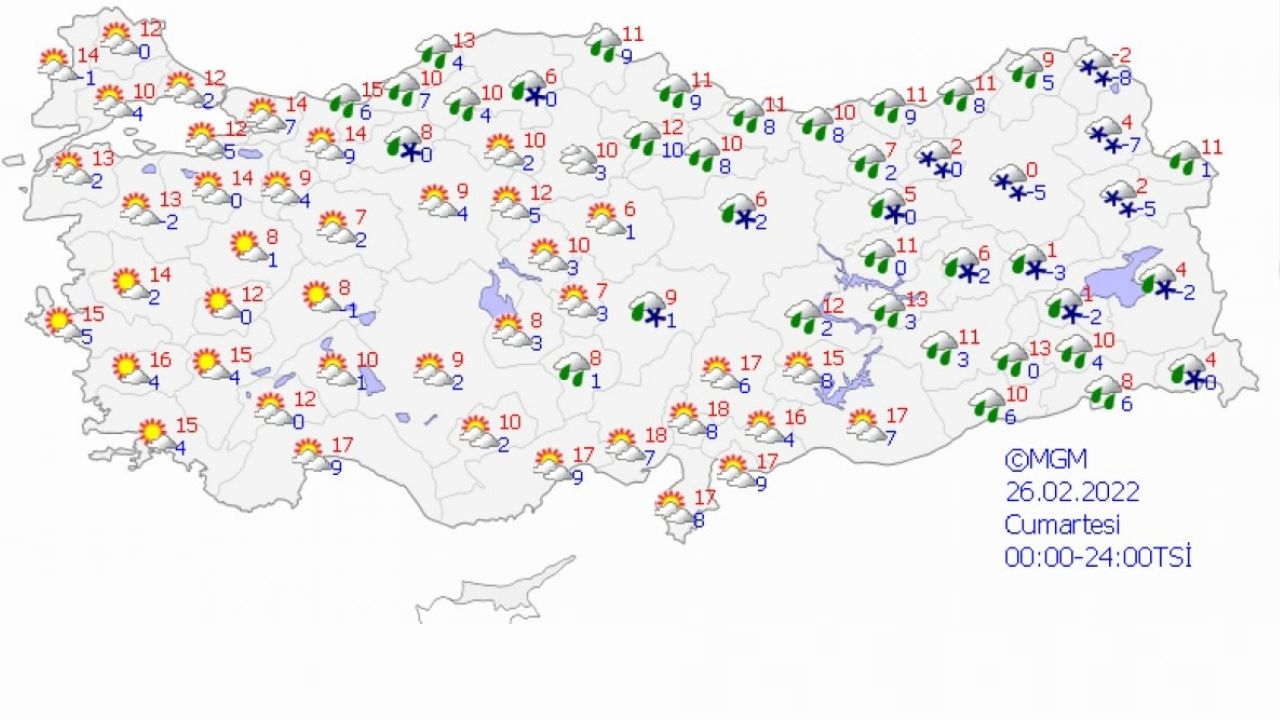 Meteoroloji il il uyardı: Sıcaklıklar düşüyor